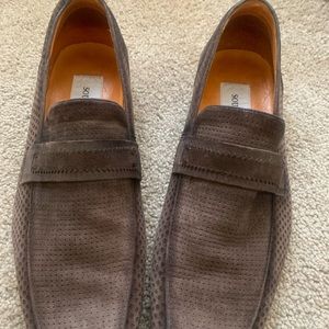 Soulier men’s loafers brown suede